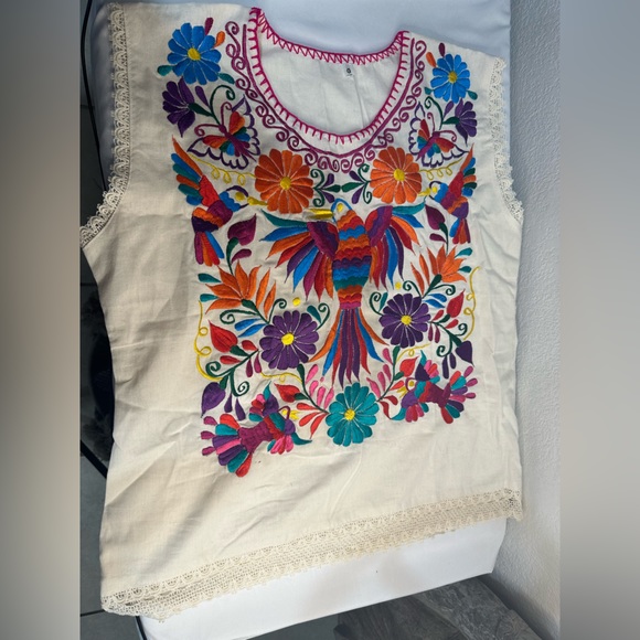 Tops - Authentic Mexican Embroidered Blouse | Size G(Large) NWOT